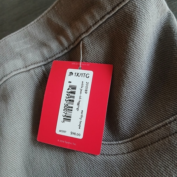 Women's Gray SPANX Jeans NWT SIZE Xl - Picture 3 of 6